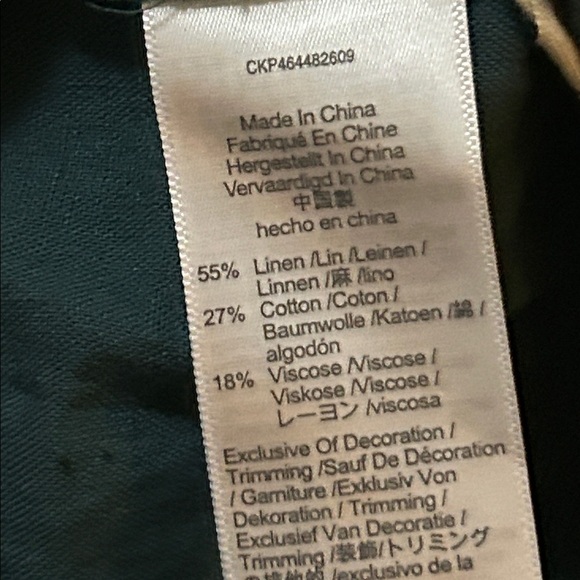 Madewell Embroidered Linen-Blend Flutter-Sleeve Mini Dress Size Medium NWT - Picture 9 of 9